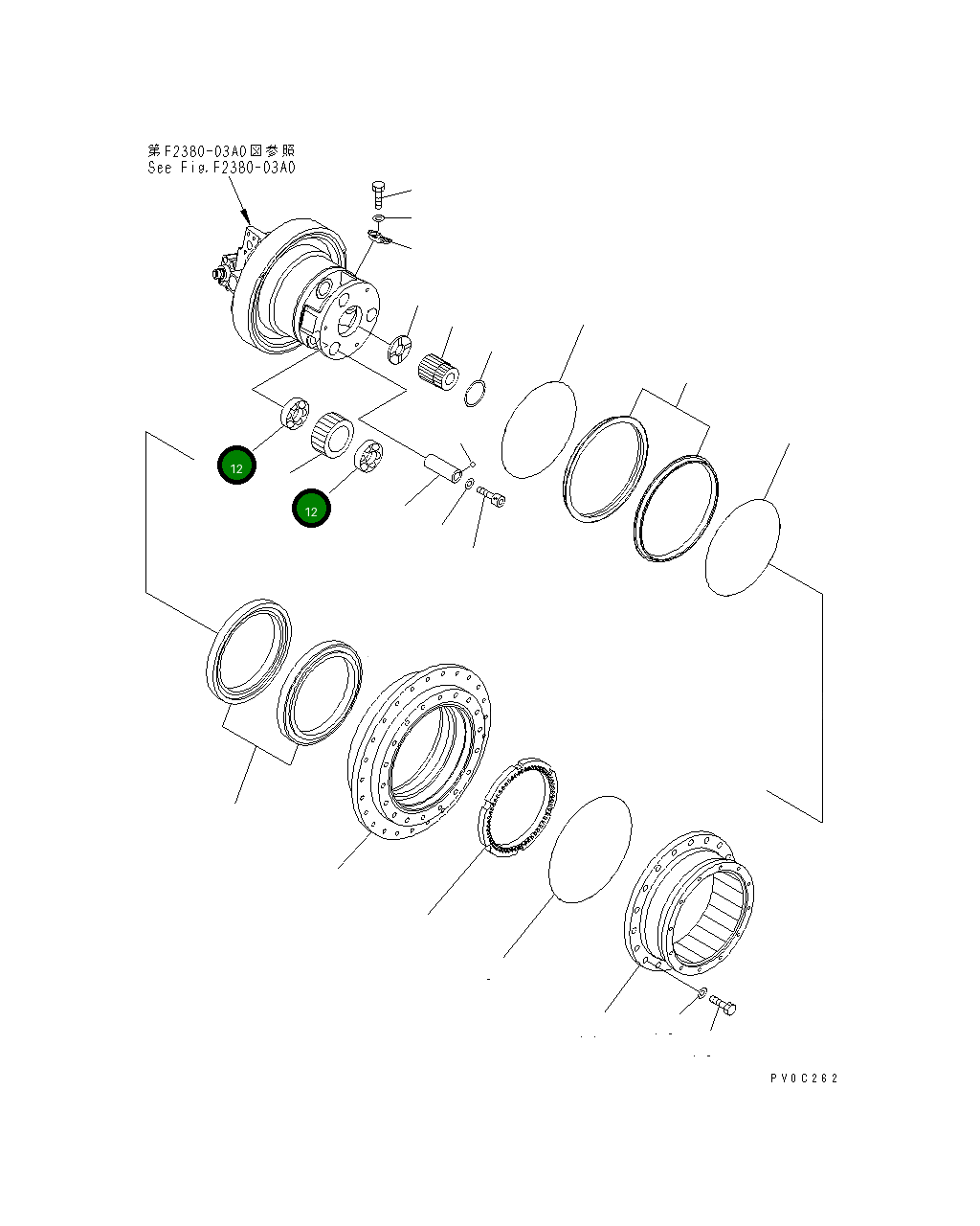 Подшипник 11Y-27-11320 Komatsu