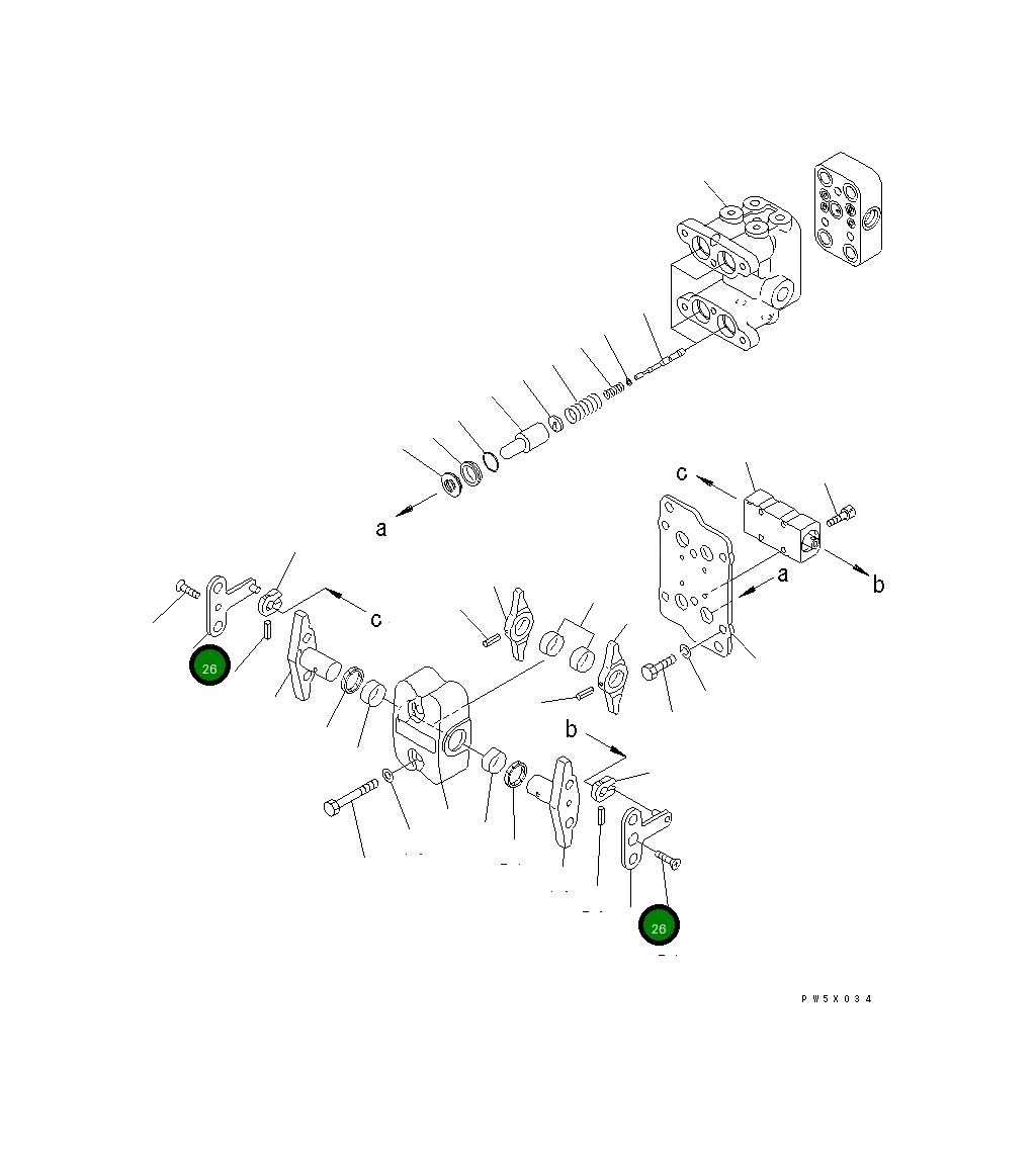 Рычаг 702-16-54520 Komatsu