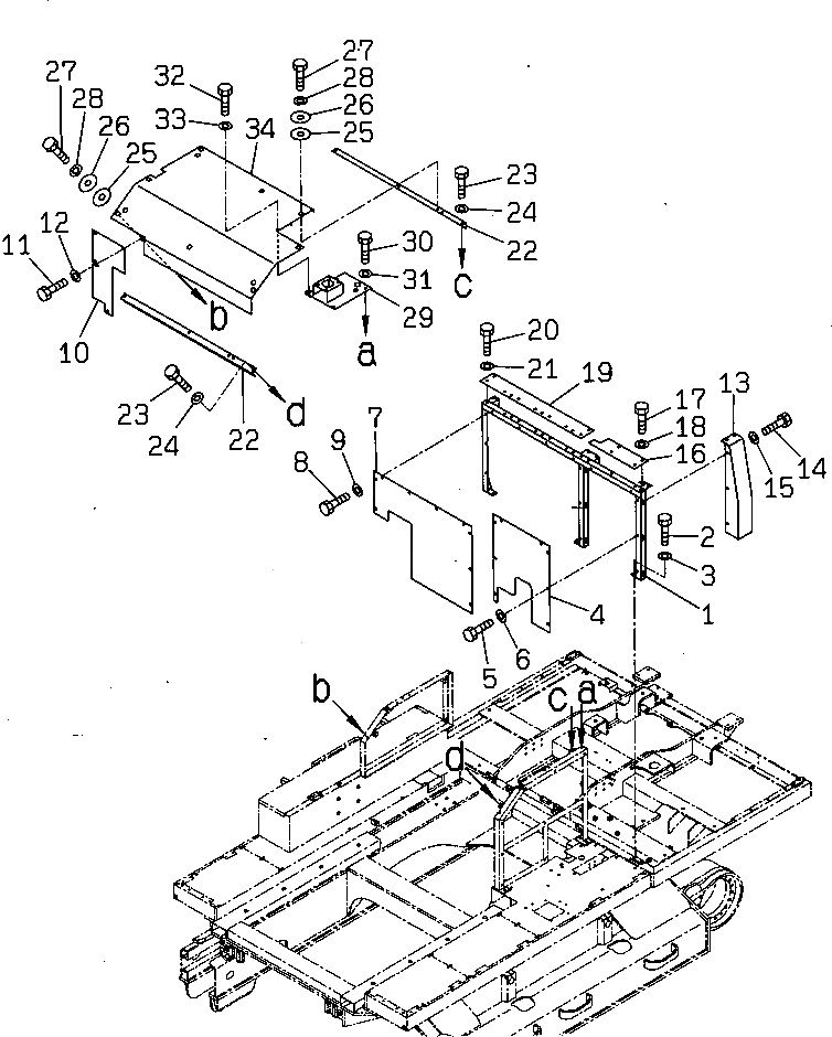 Крышка 8229-54-1151  Komatsu