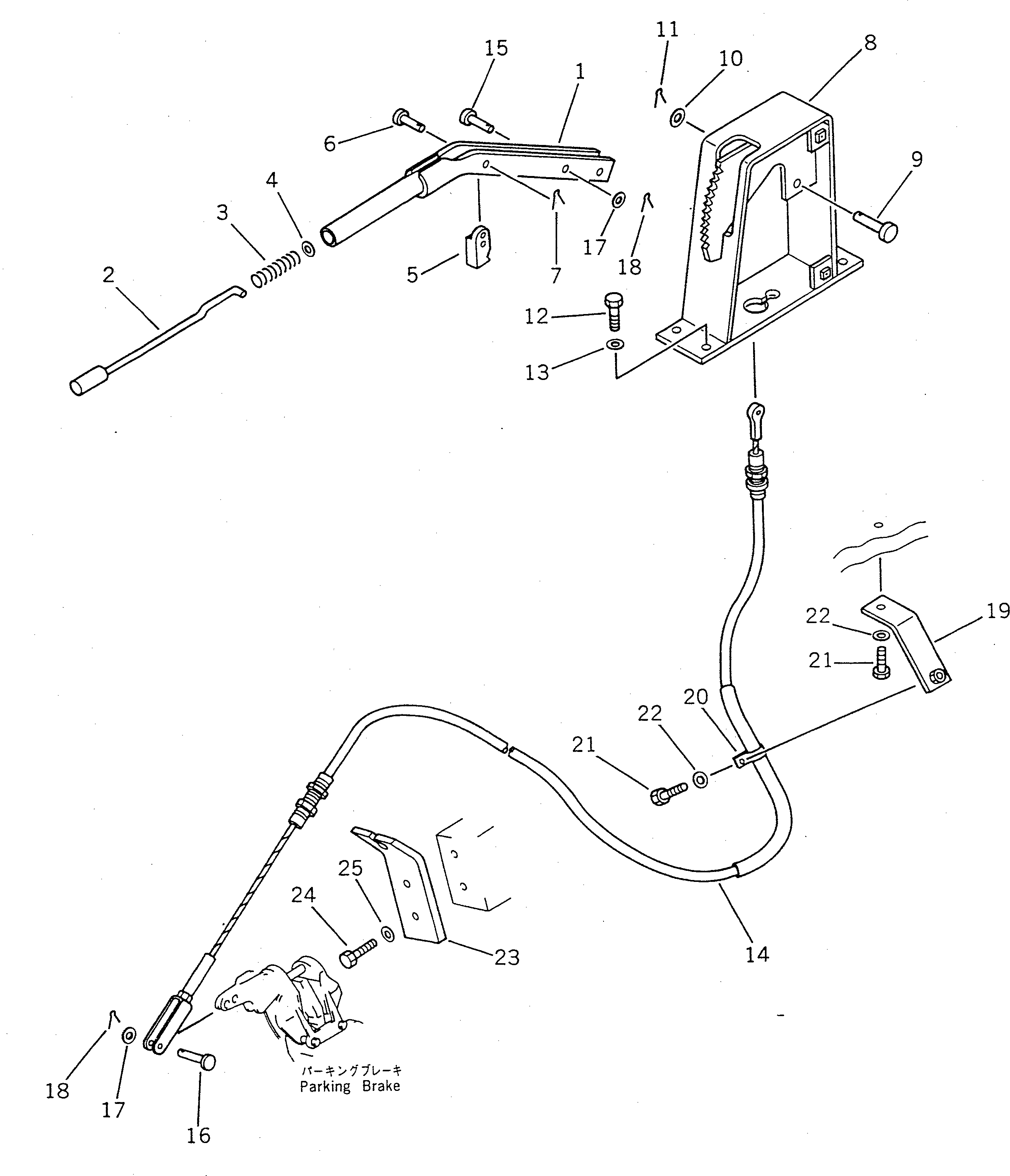 Рычаг 417-22-16150 Komatsu