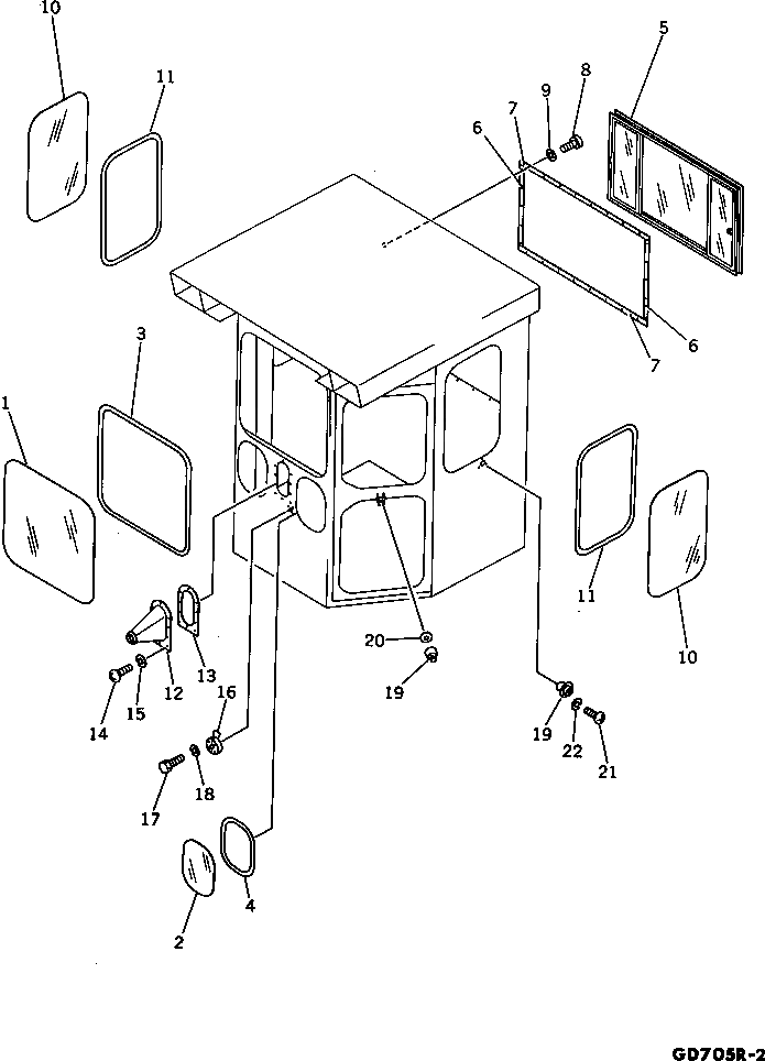 Крышка 234-855-1981 Komatsu