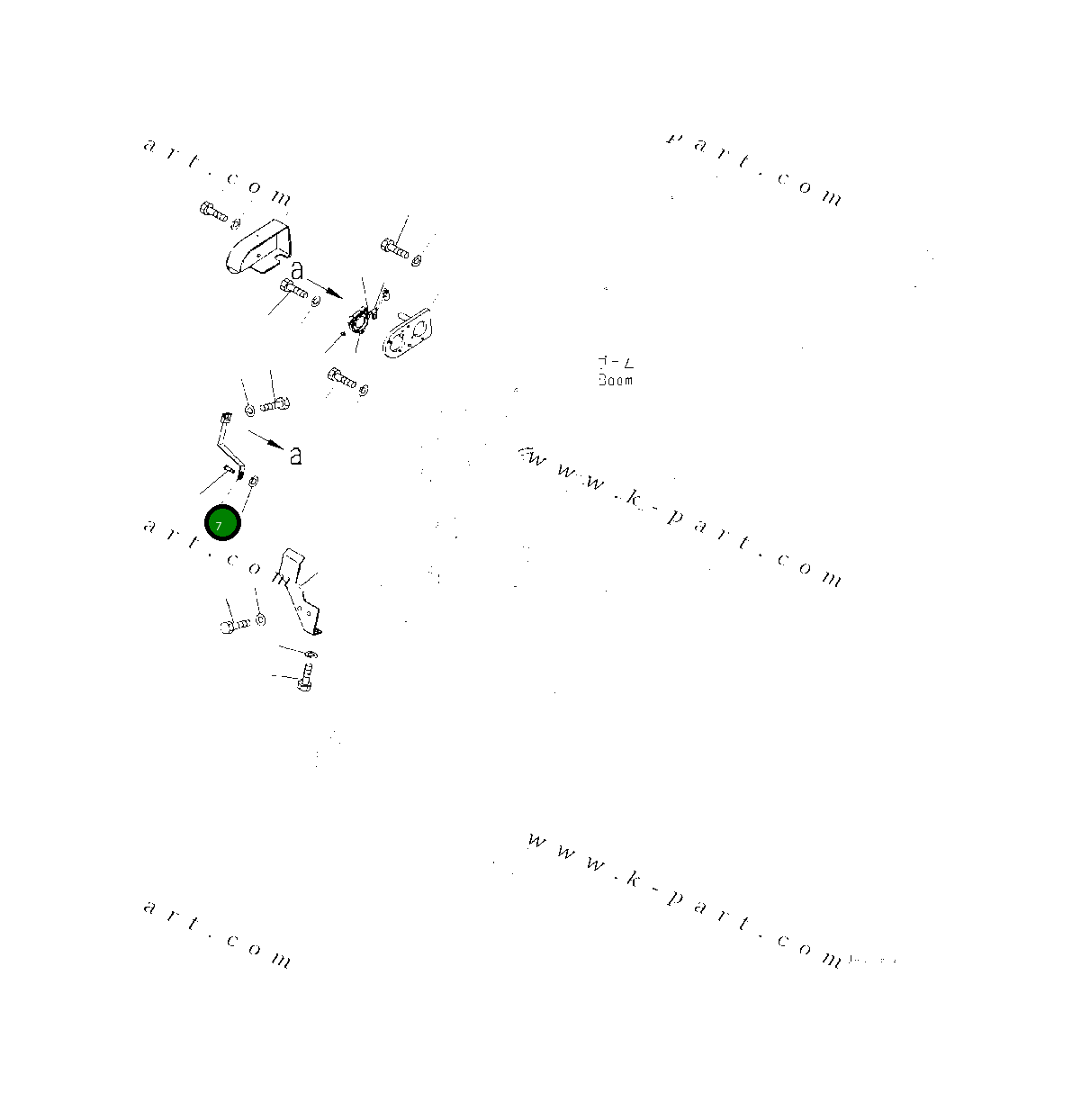 Рычаг 423-70-51140 Komatsu