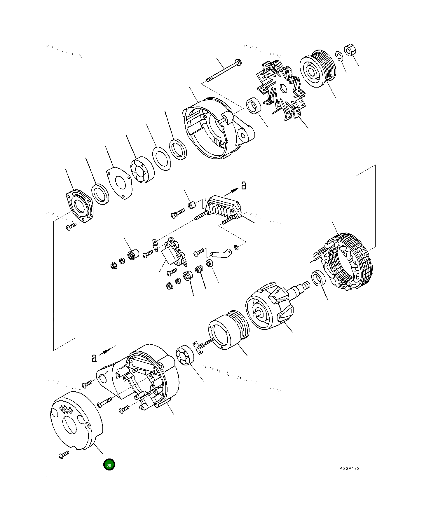 Крышка KD0357610200 Komatsu