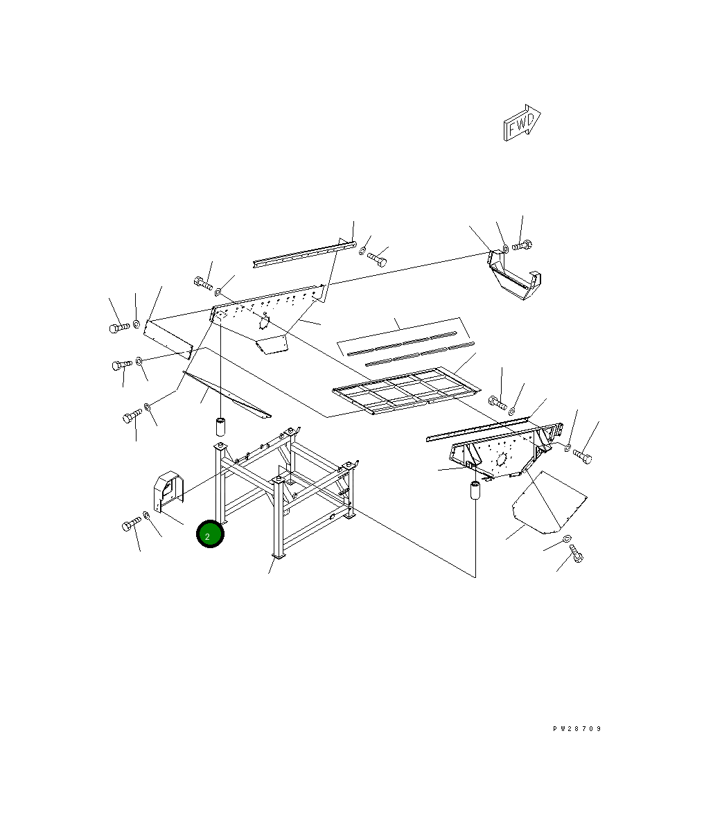 Крышка 8242-76-2450  Komatsu