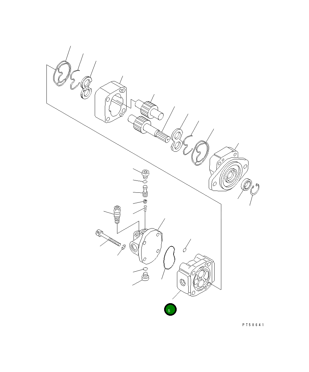 Крышка KB20802-50101 Komatsu
