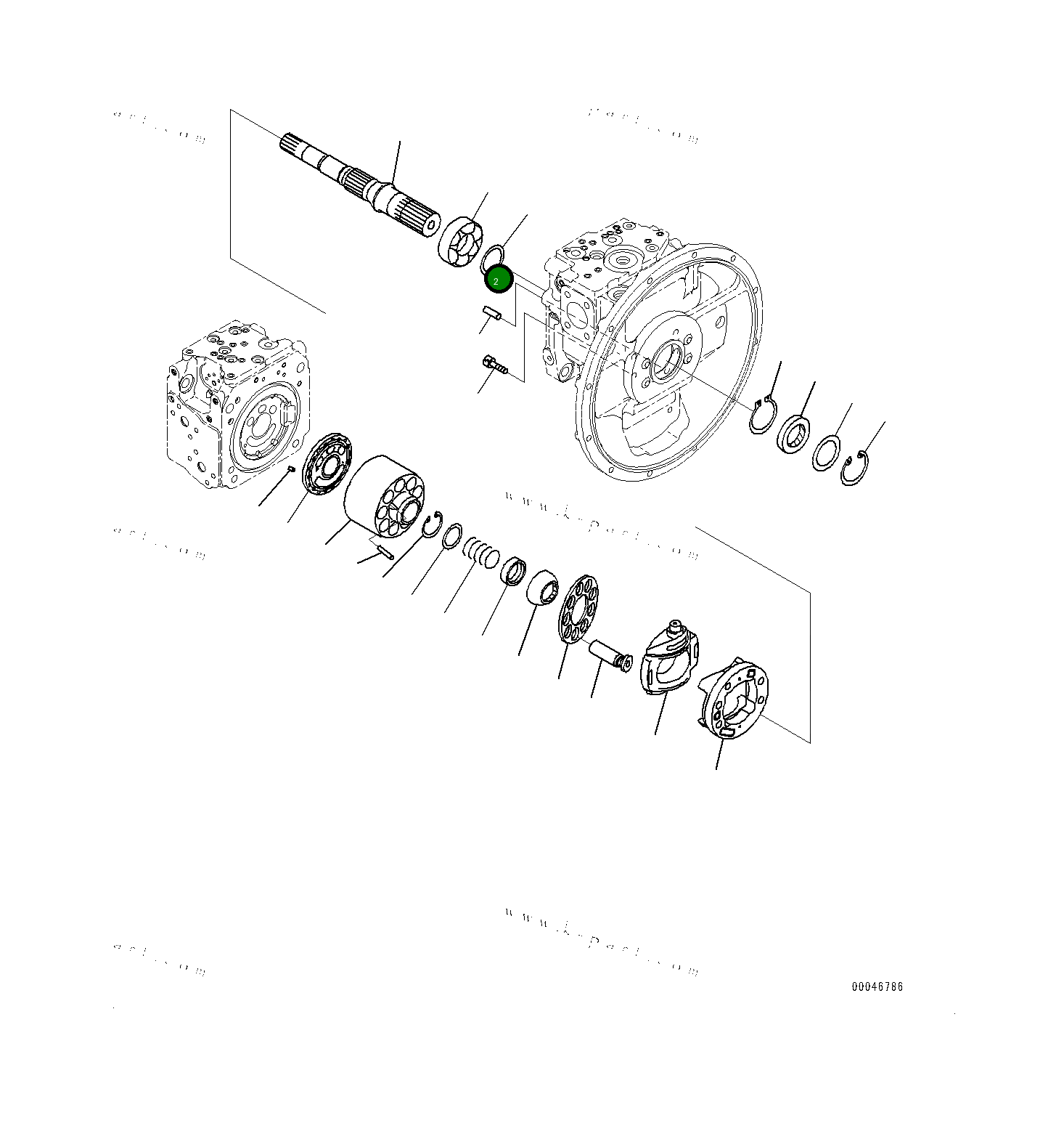 Подшипник 7082L32150 Komatsu