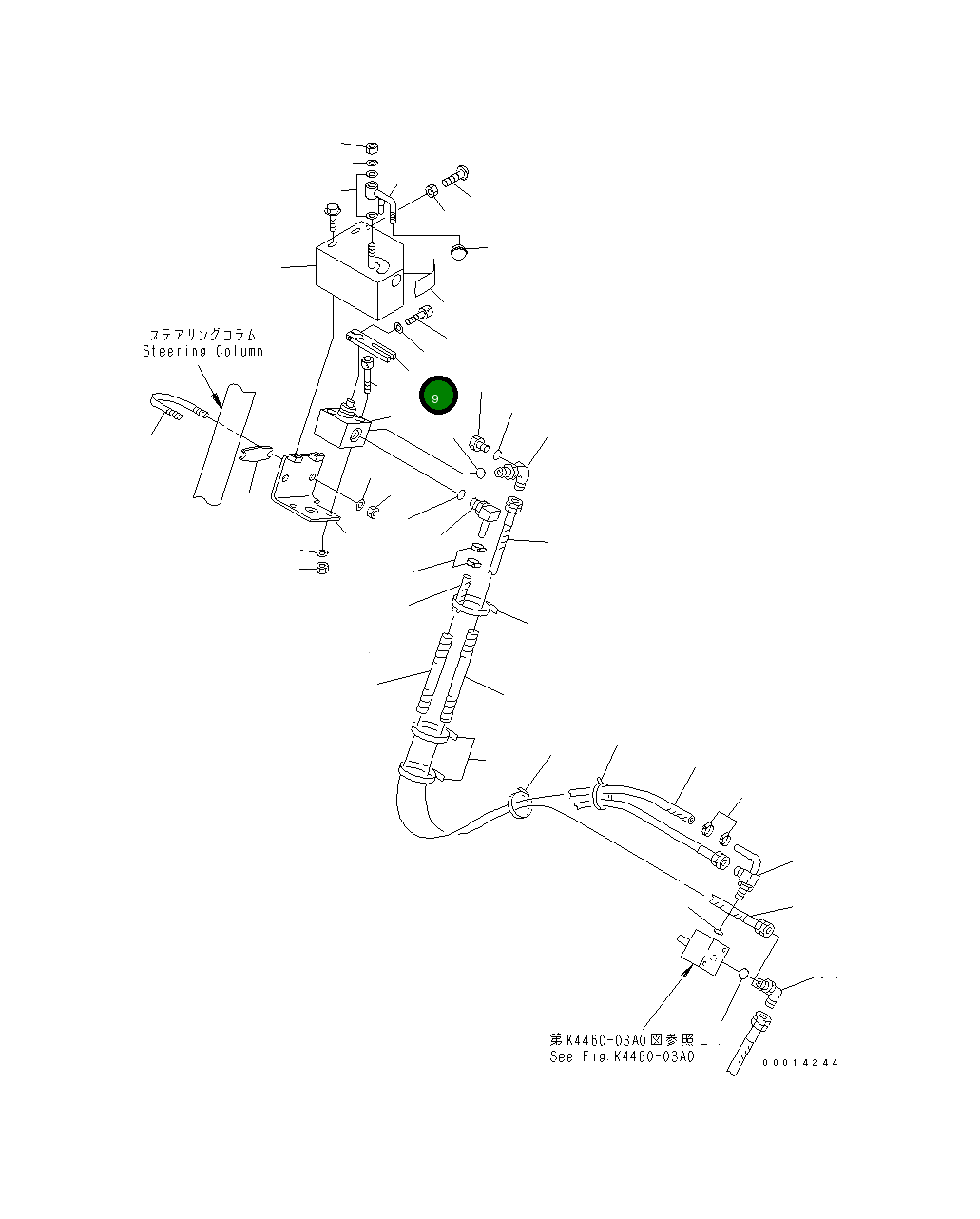 Рычаг 363-S37-3141 Komatsu
