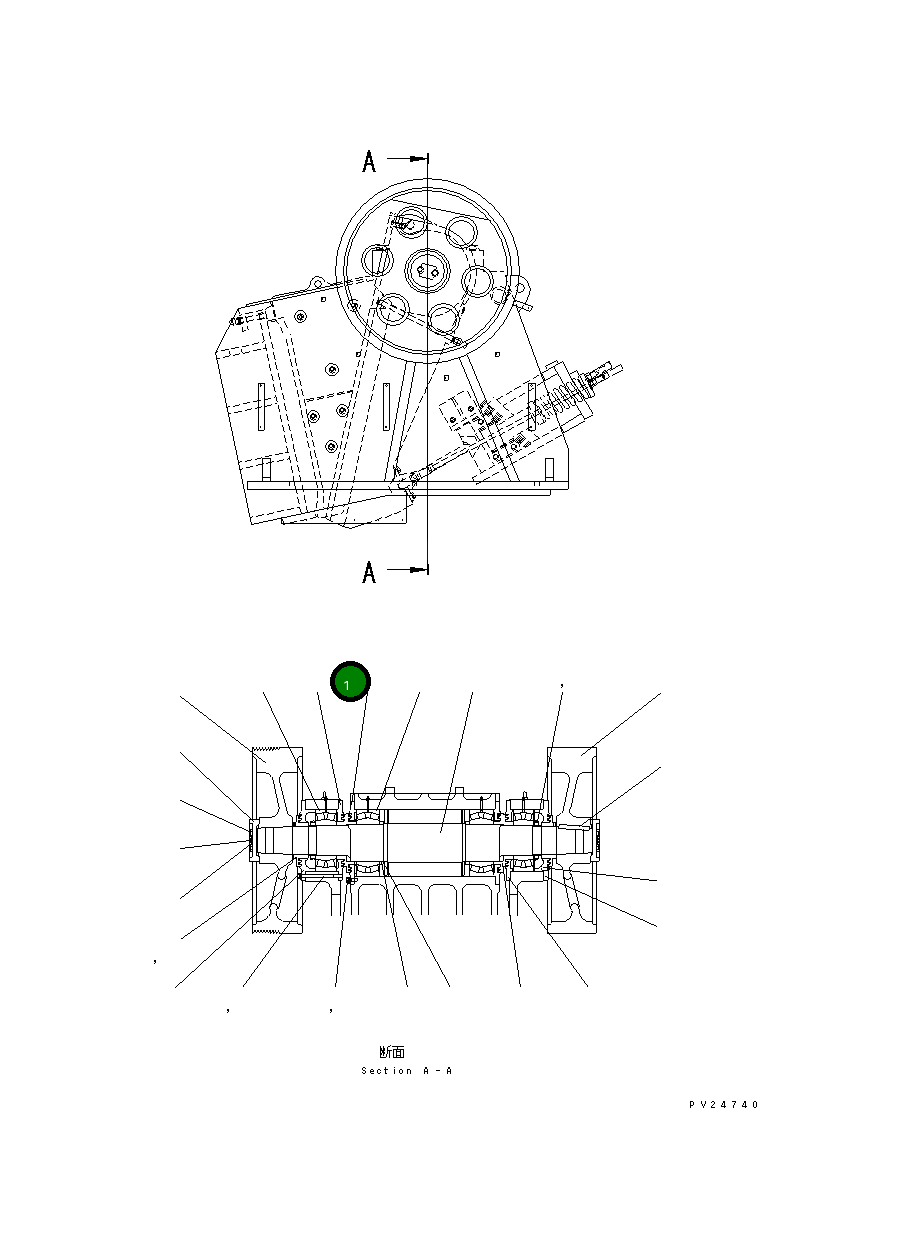 Крышка 8242-70-5290  Komatsu