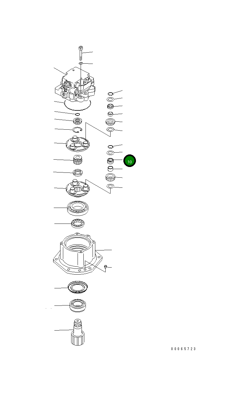 Подшипник 22L-26-29410 Komatsu