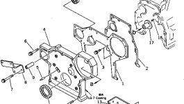 Крышка 6206-21-3610  Komatsu