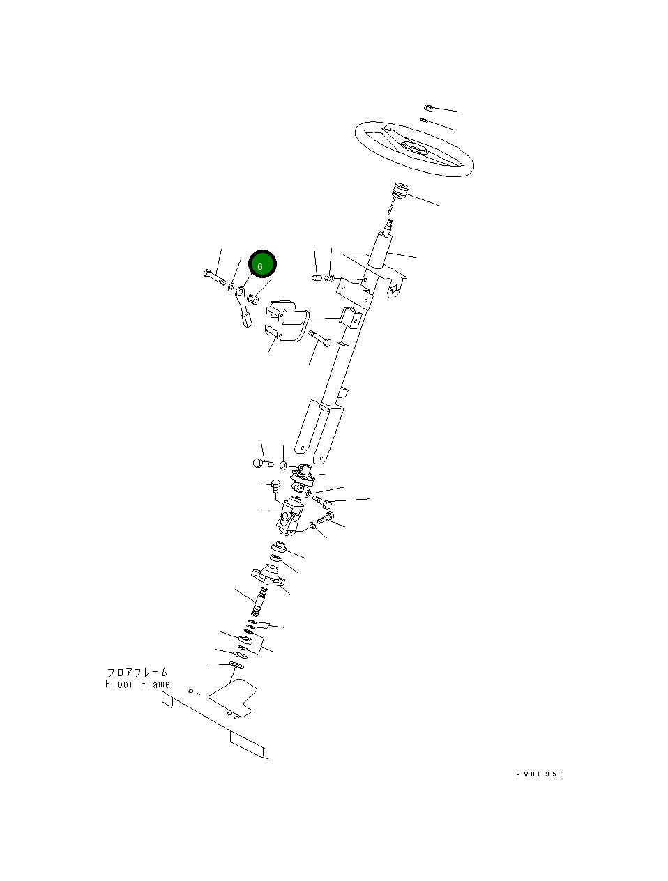 Рычаг 416-40-22350 Komatsu