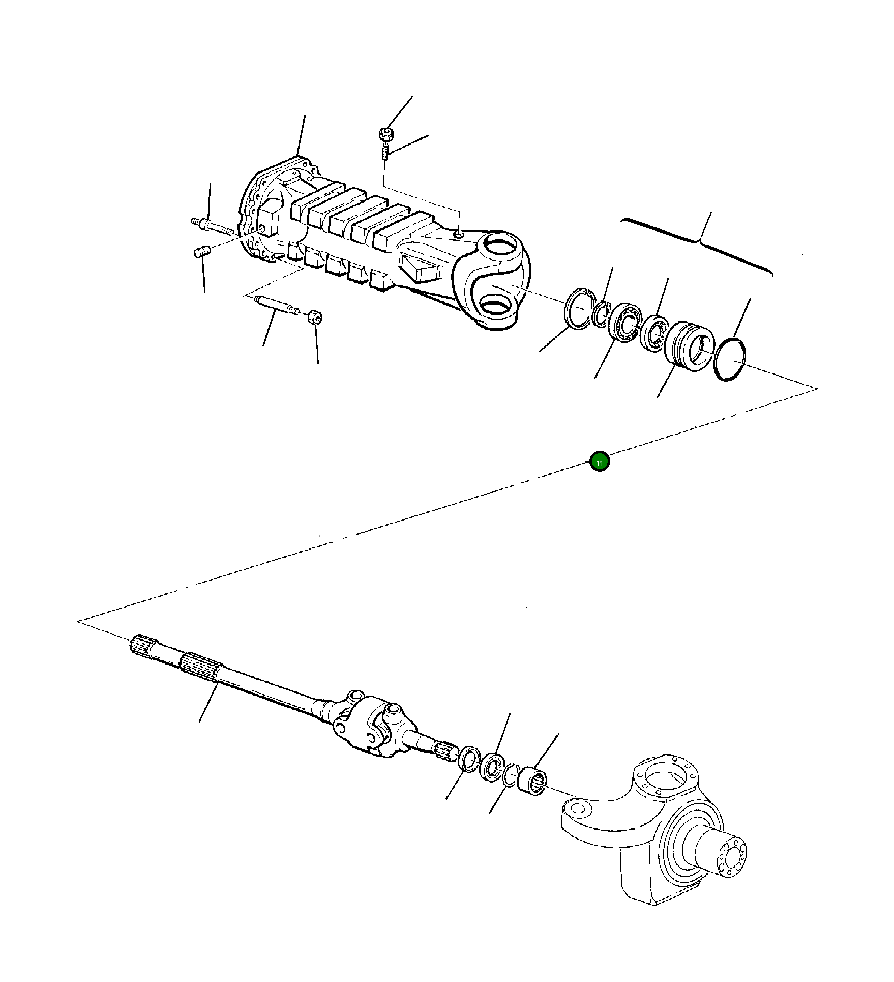 Подшипник 21D-09-88410 Komatsu