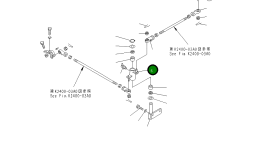 Рычаг 196-43-12171 Komatsu
