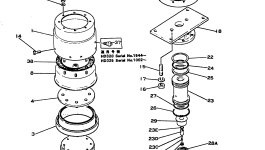 Поршень 566-35-17311 Komatsu