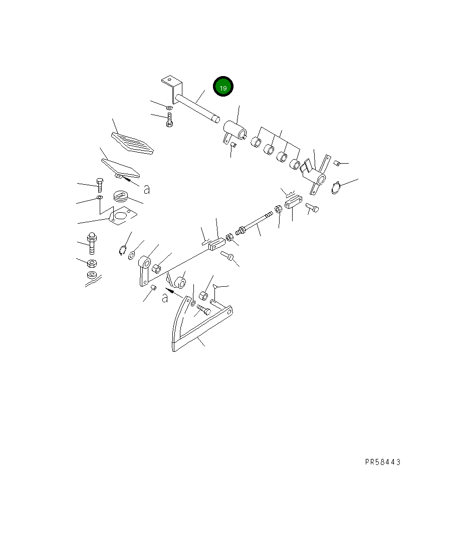Рычаг 234-43-51560 Komatsu