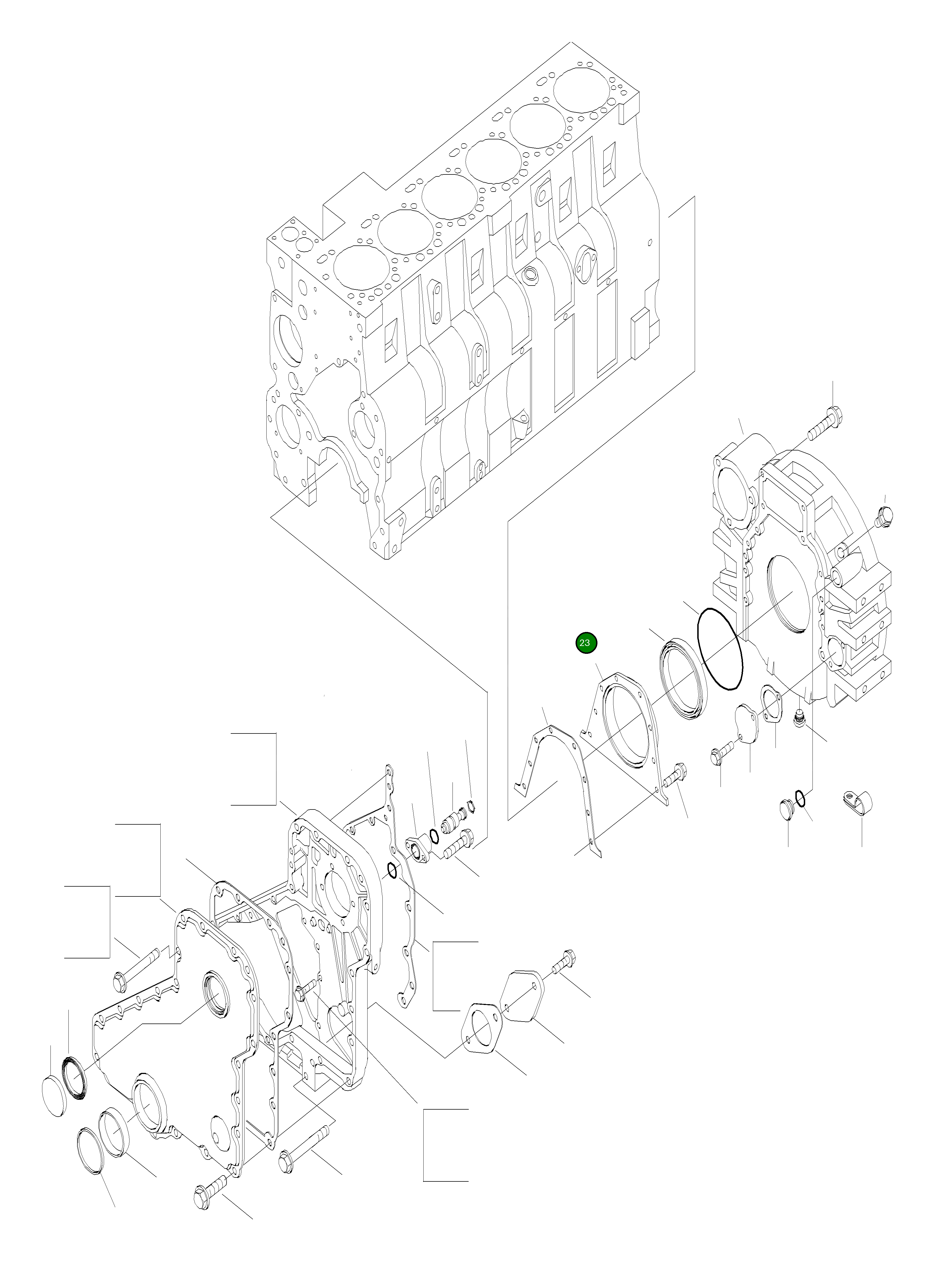 Крышка CU3911698 Komatsu