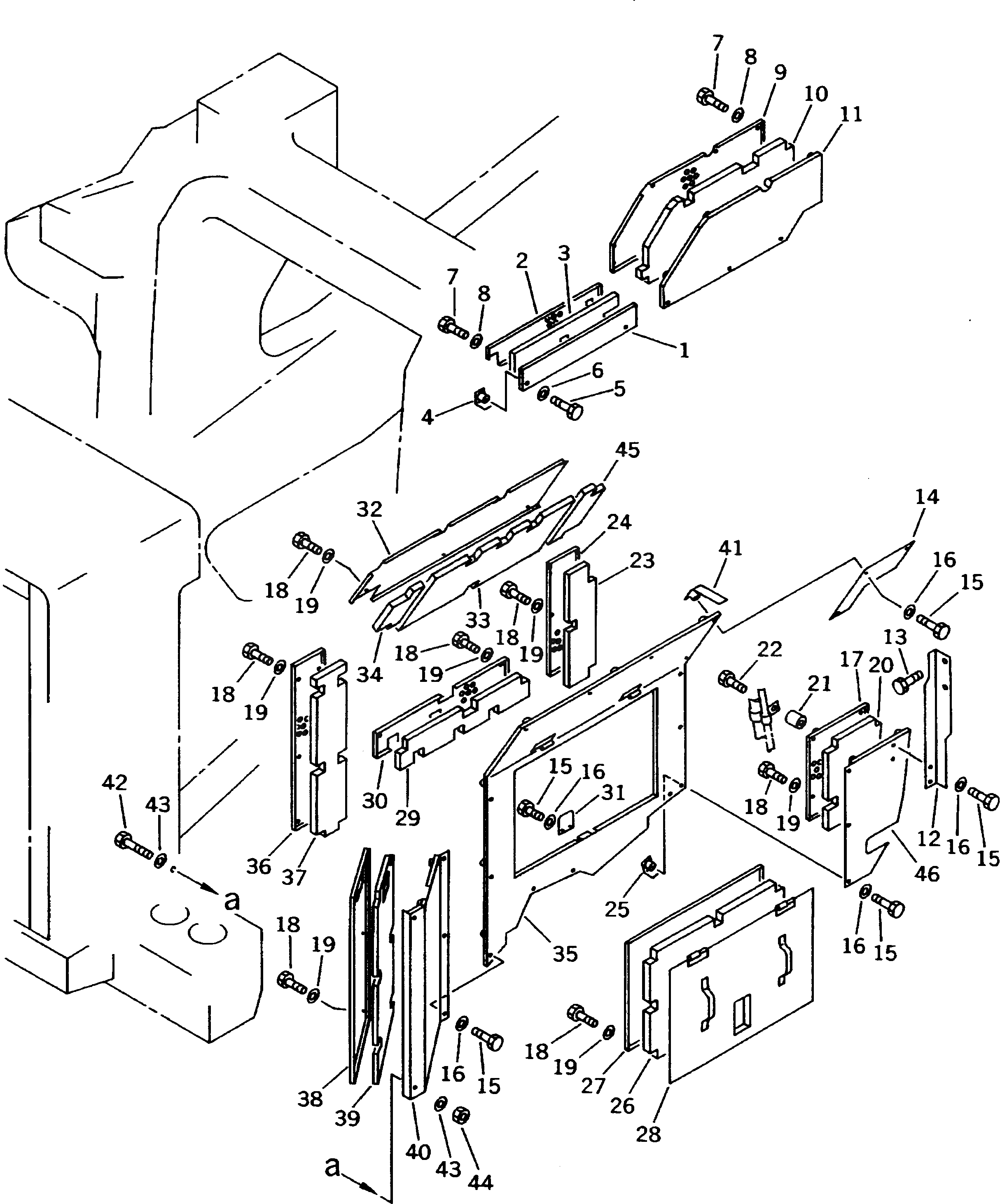 Крышка 561-89-63531 Komatsu
