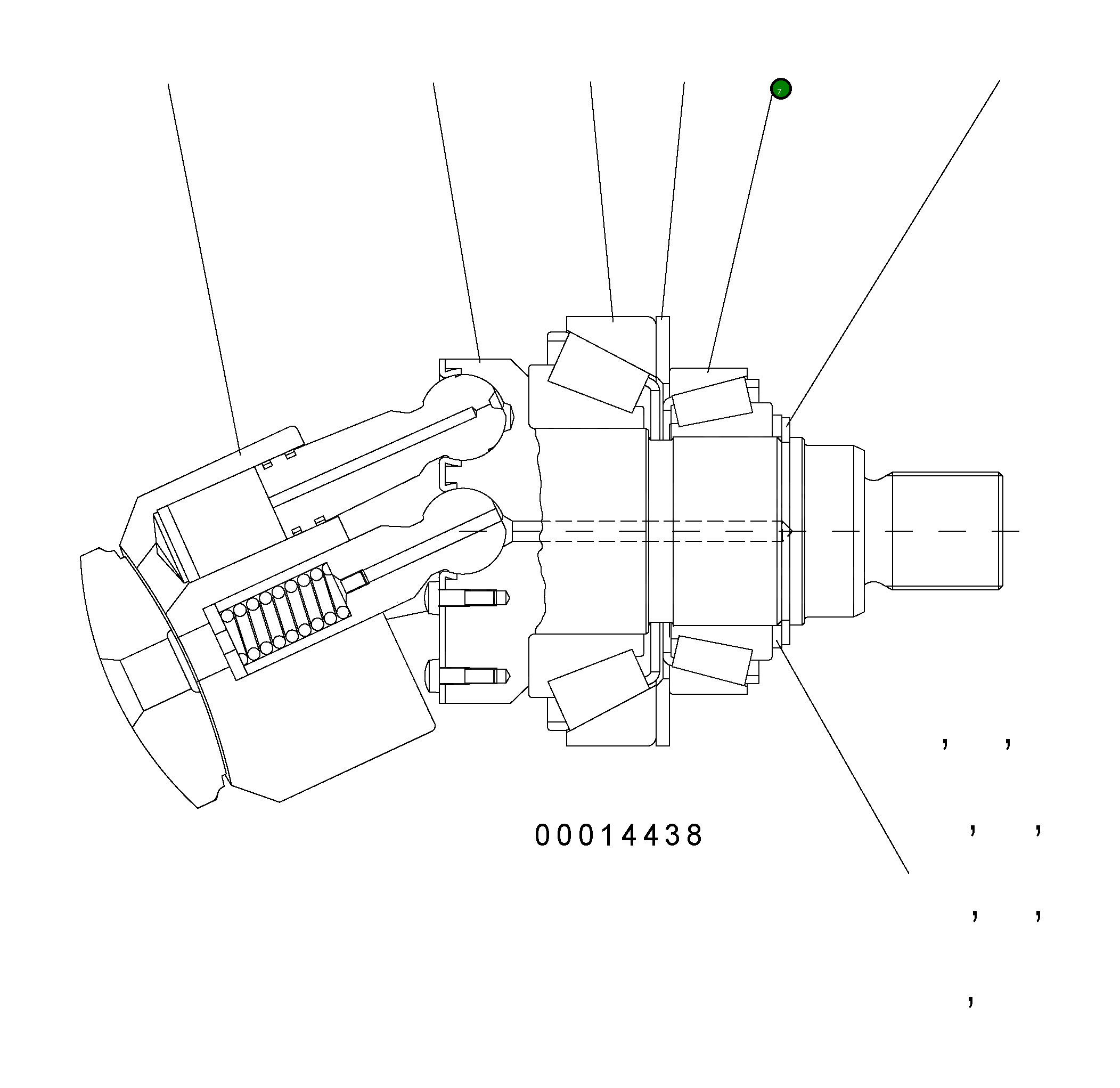 Подшипник UC1701543991  Komatsu