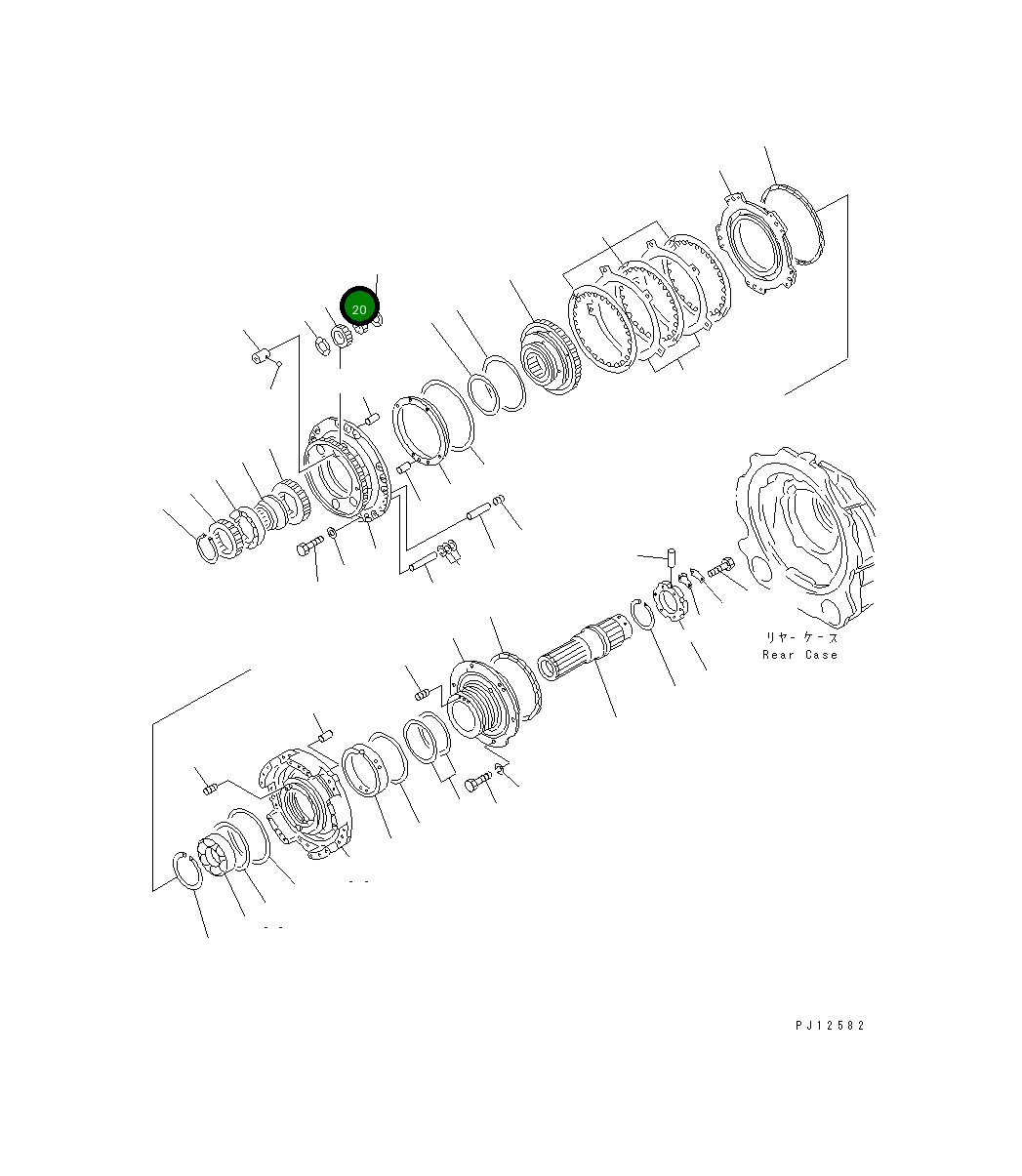 Подшипник 154-15-49410 Komatsu