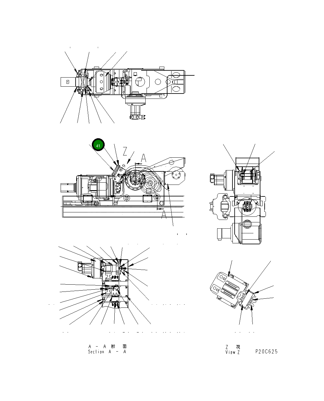 Подшипник 06302-06203 Komatsu