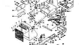 Защитный кожух 103-54-11121 Komatsu