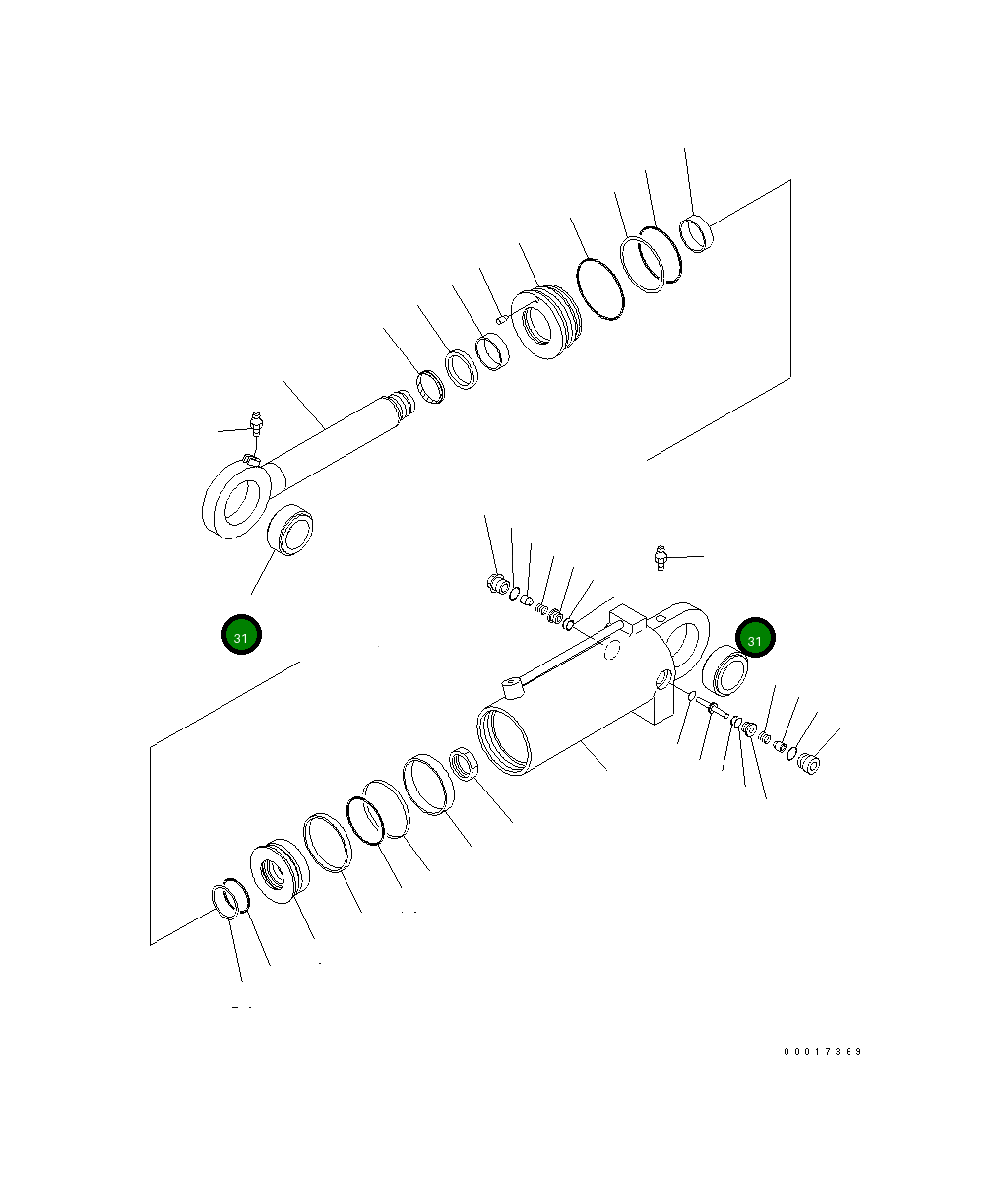 Подшипник 20K-61-31230 Komatsu