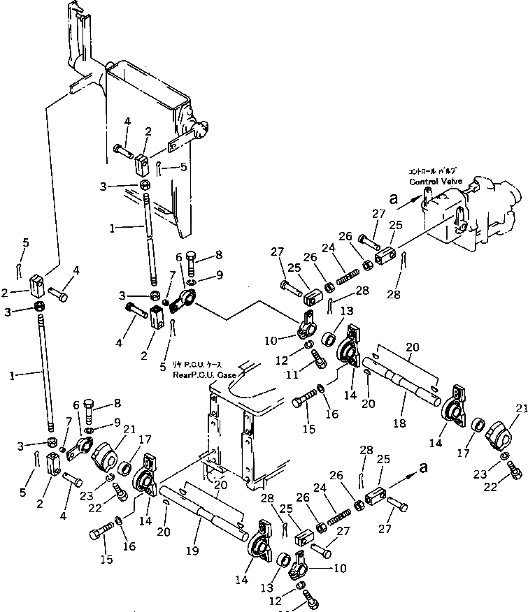 Рычаг 175-65-36570 Komatsu