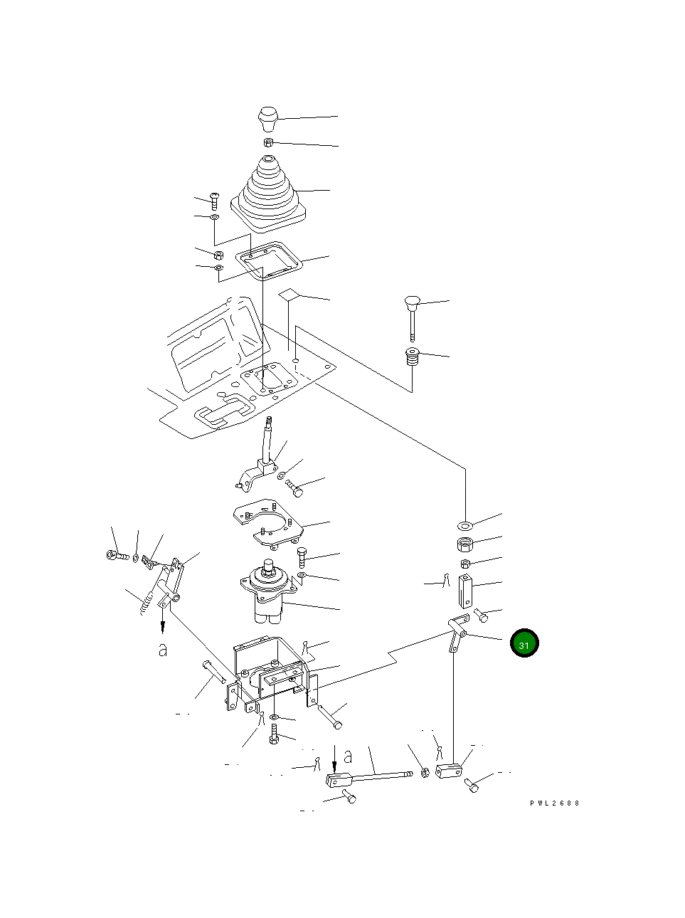 Рычаг 175-78-73450 Komatsu