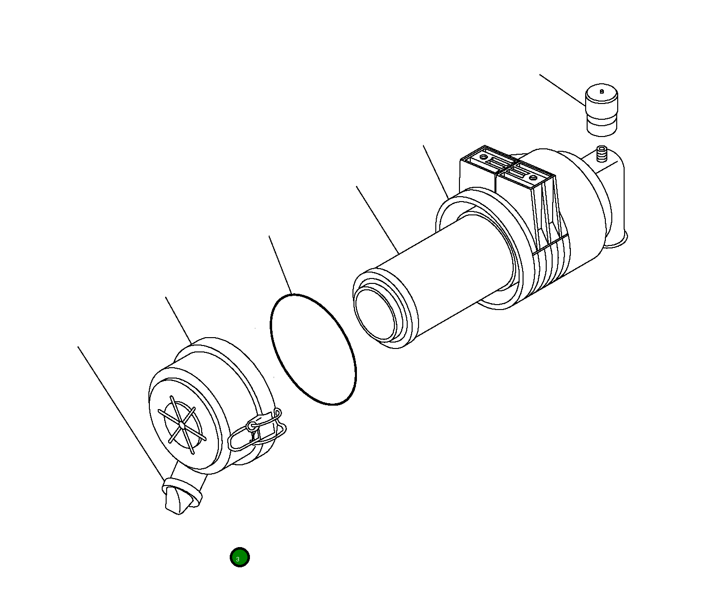 Крышка KT1G347-1116-0 Komatsu
