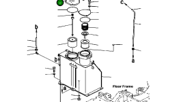 Крышка 22P-60-11121 Komatsu