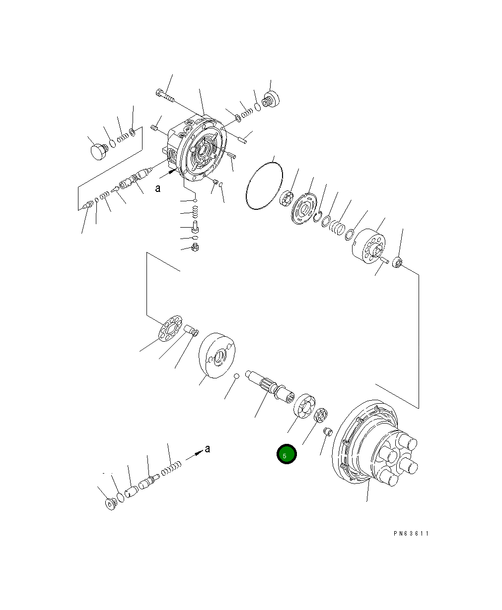 Подшипник 20P-60-81680 Komatsu