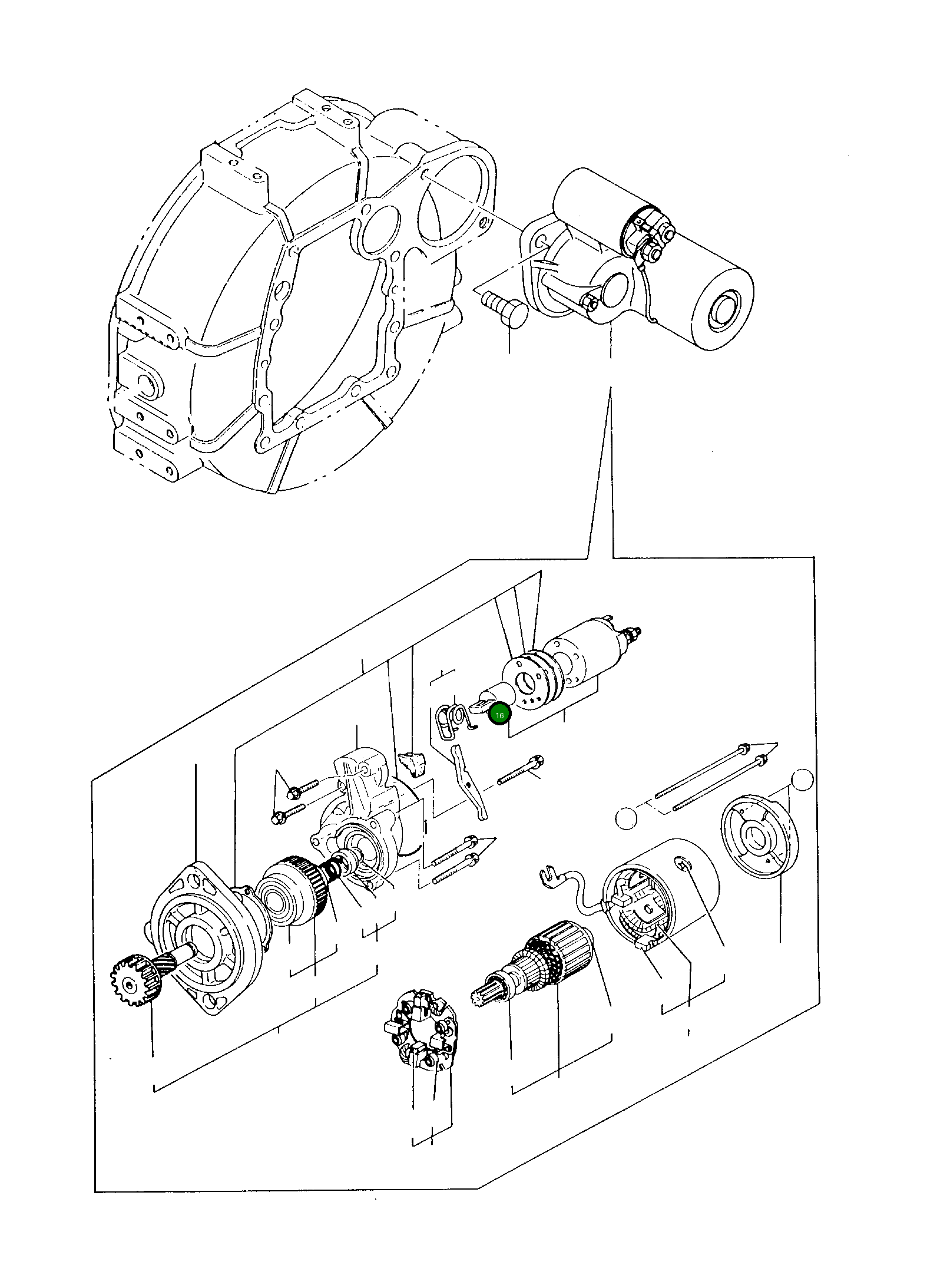 Рычаг YMR000319 Komatsu