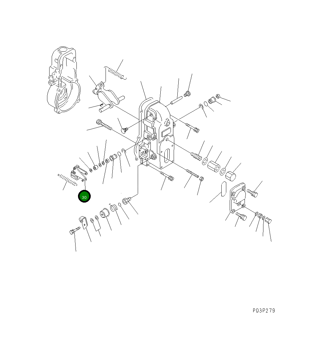 Рычаг DK154343-3720 Komatsu