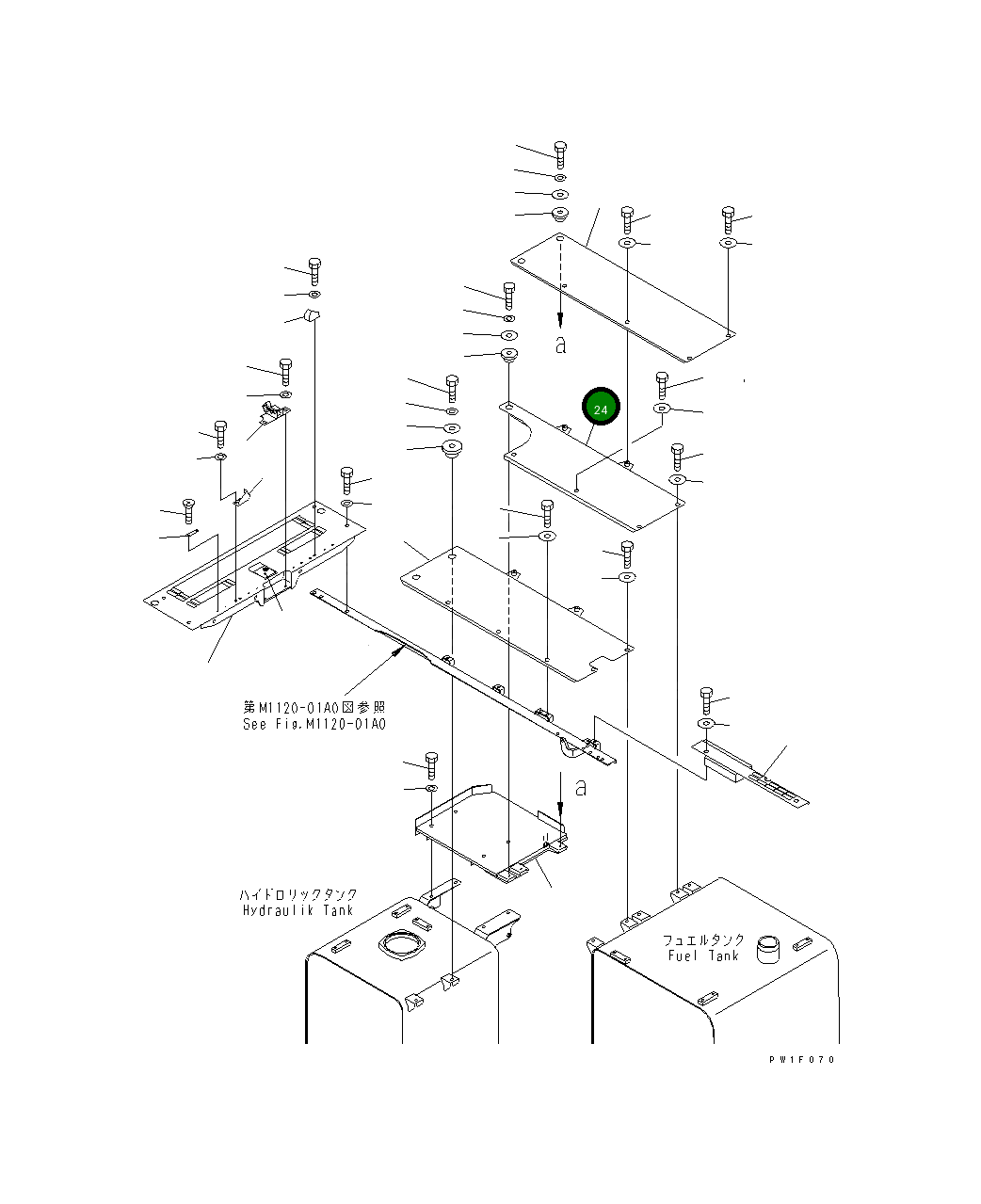 Крышка 8296-54-1220  Komatsu