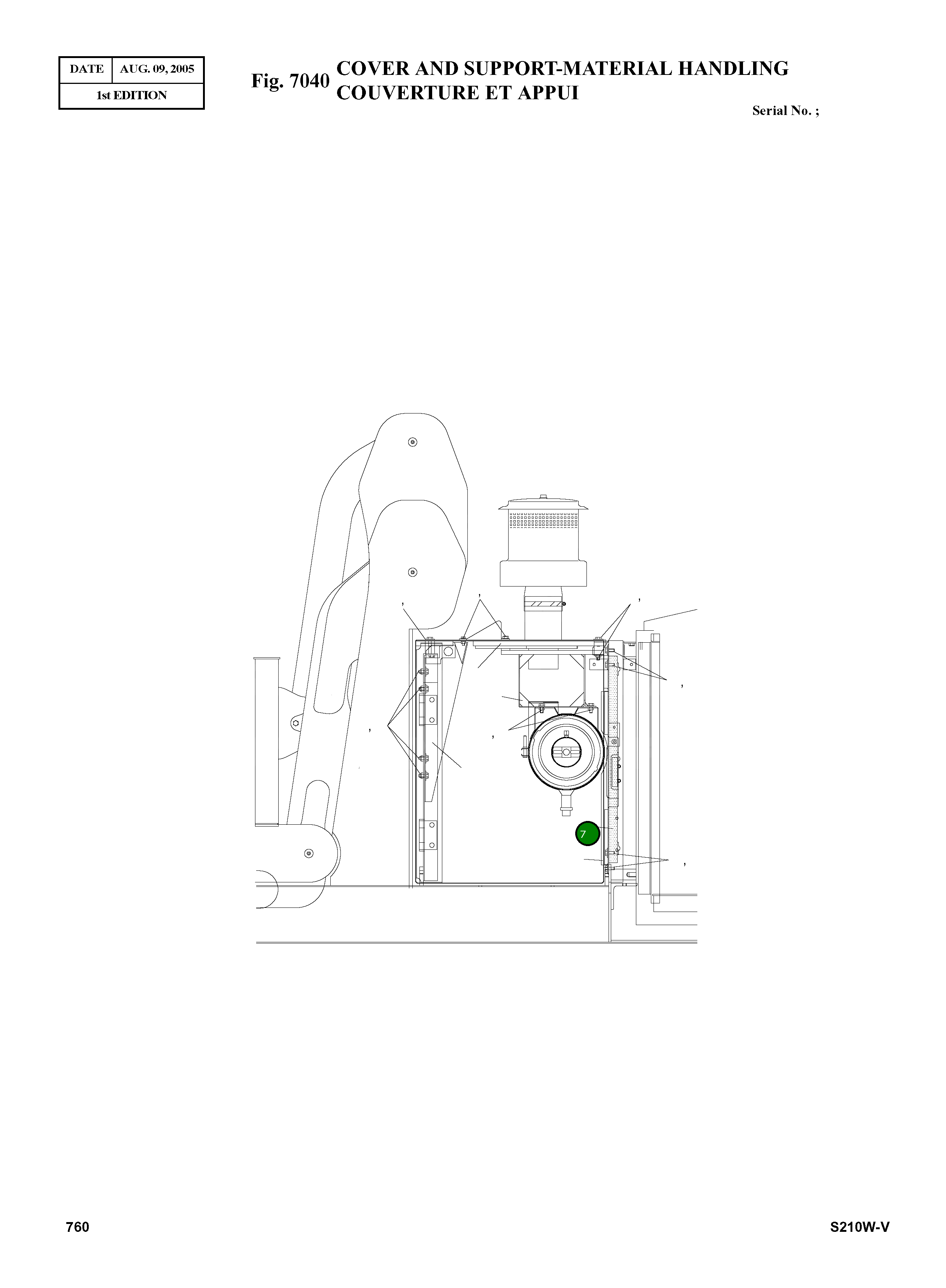 Крышка 9627-1008 Komatsu