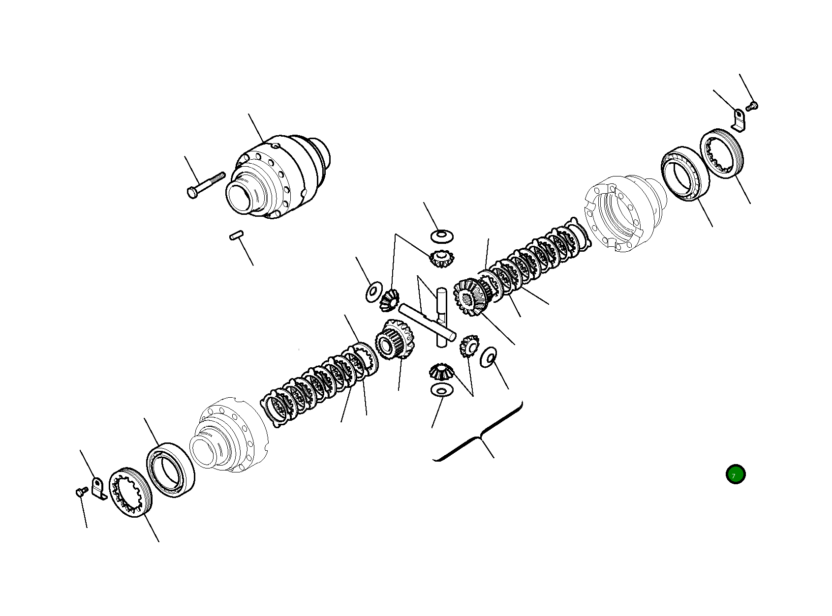 Подшипник CA0027637 Komatsu