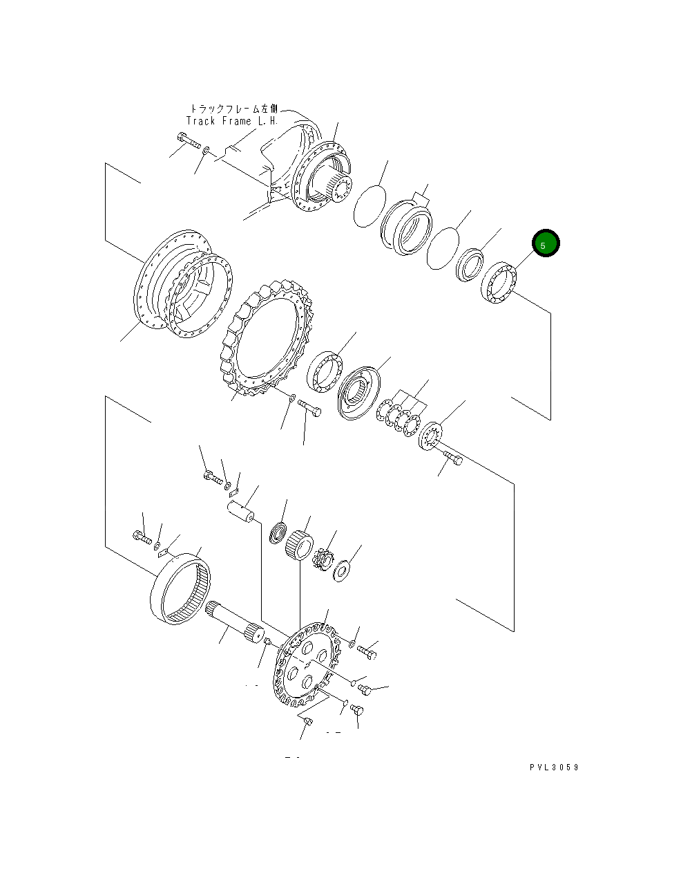 Подшипник 21T-27-11330 Komatsu