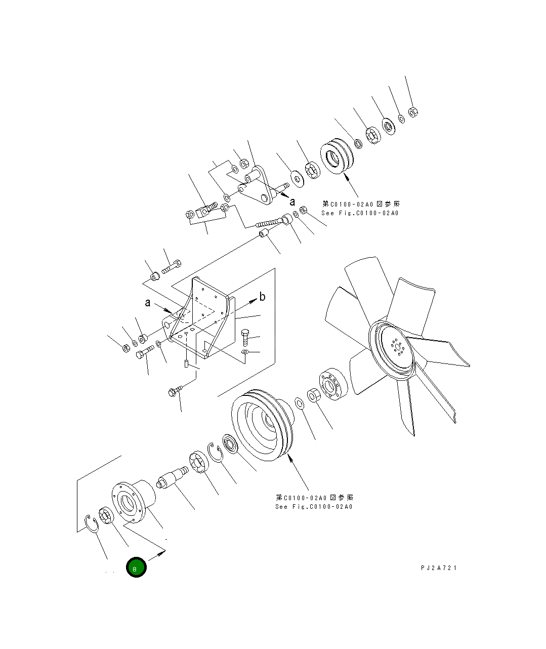 Подшипник 06044-06305 Komatsu