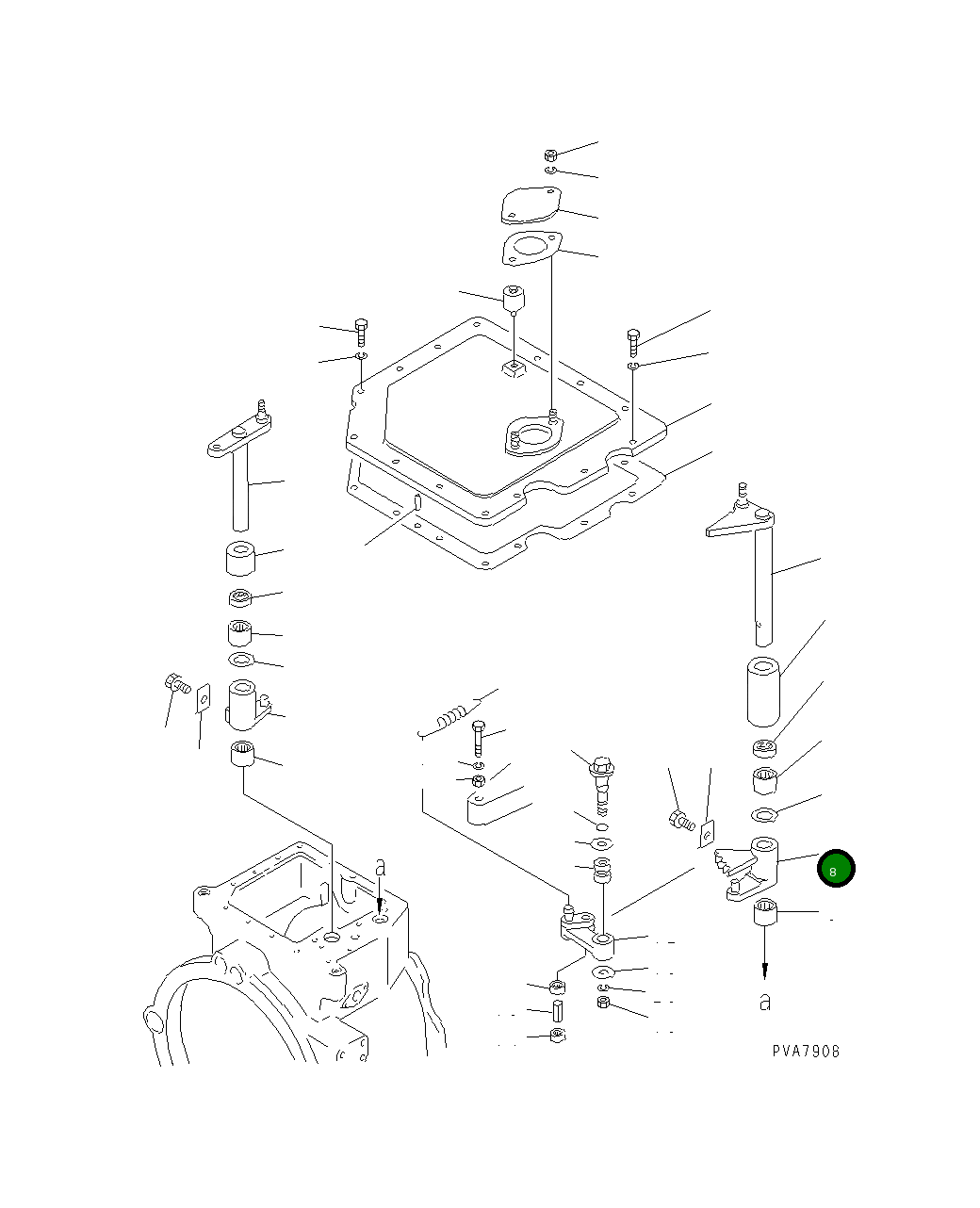 Рычаг 135-15-31420 Komatsu