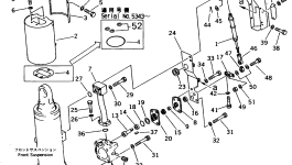 Кронштейн 566-50-73170 Komatsu
