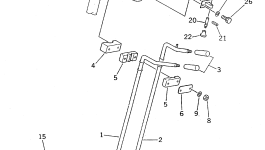 Кронштейн 415-43-16420 Komatsu