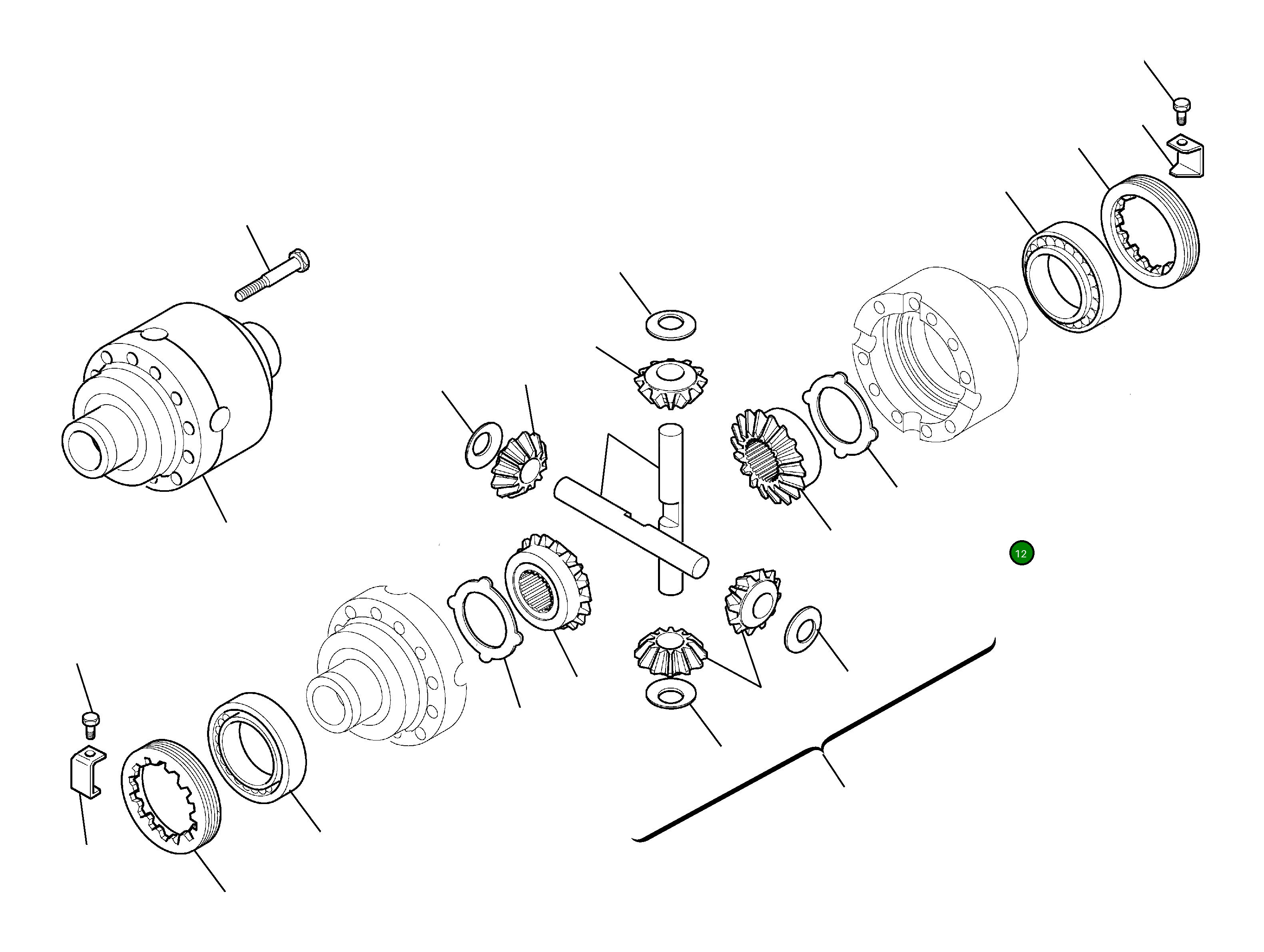 Подшипник CA0273090 Komatsu