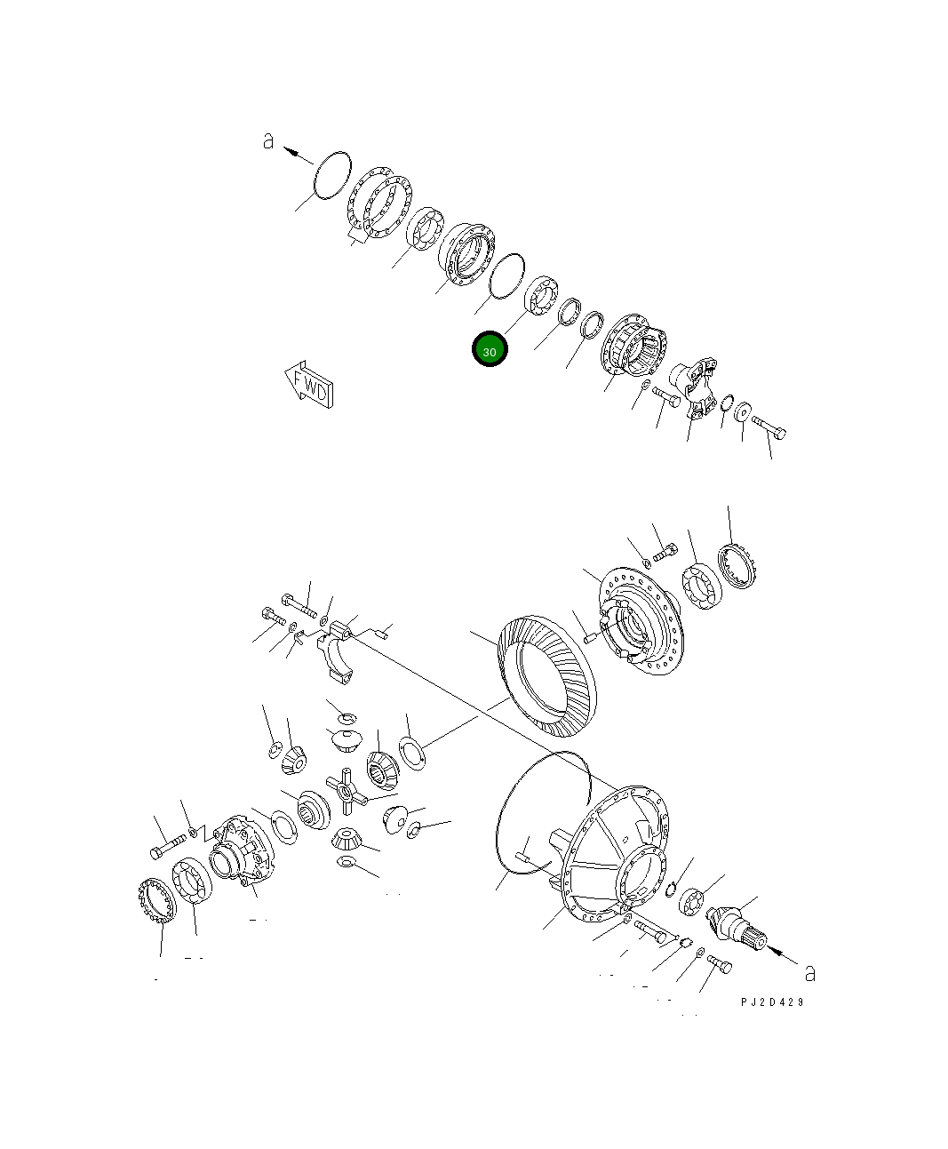 Подшипник 426-22-21820 Komatsu