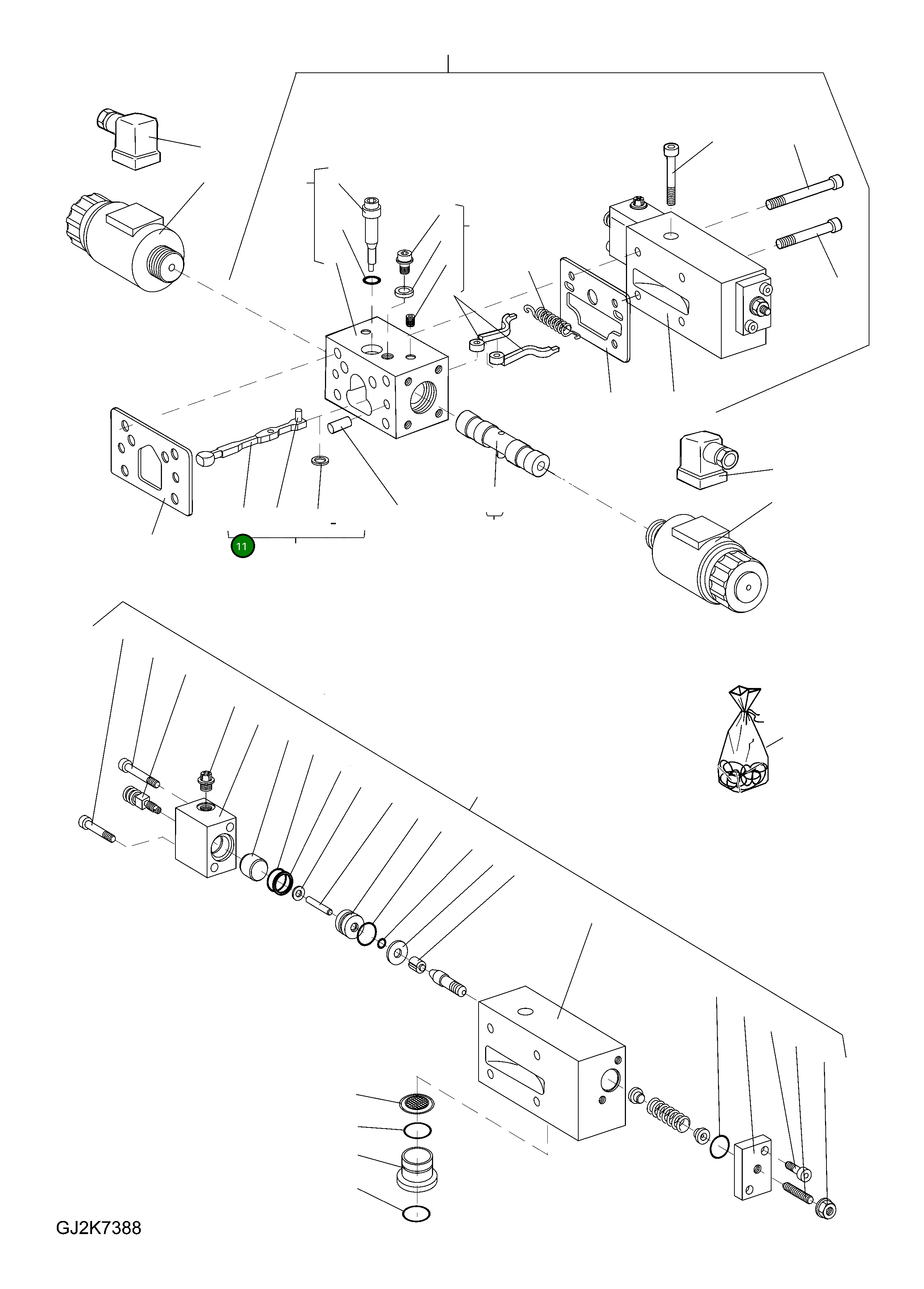 Рычаг 42U-17-H0T07  Komatsu
