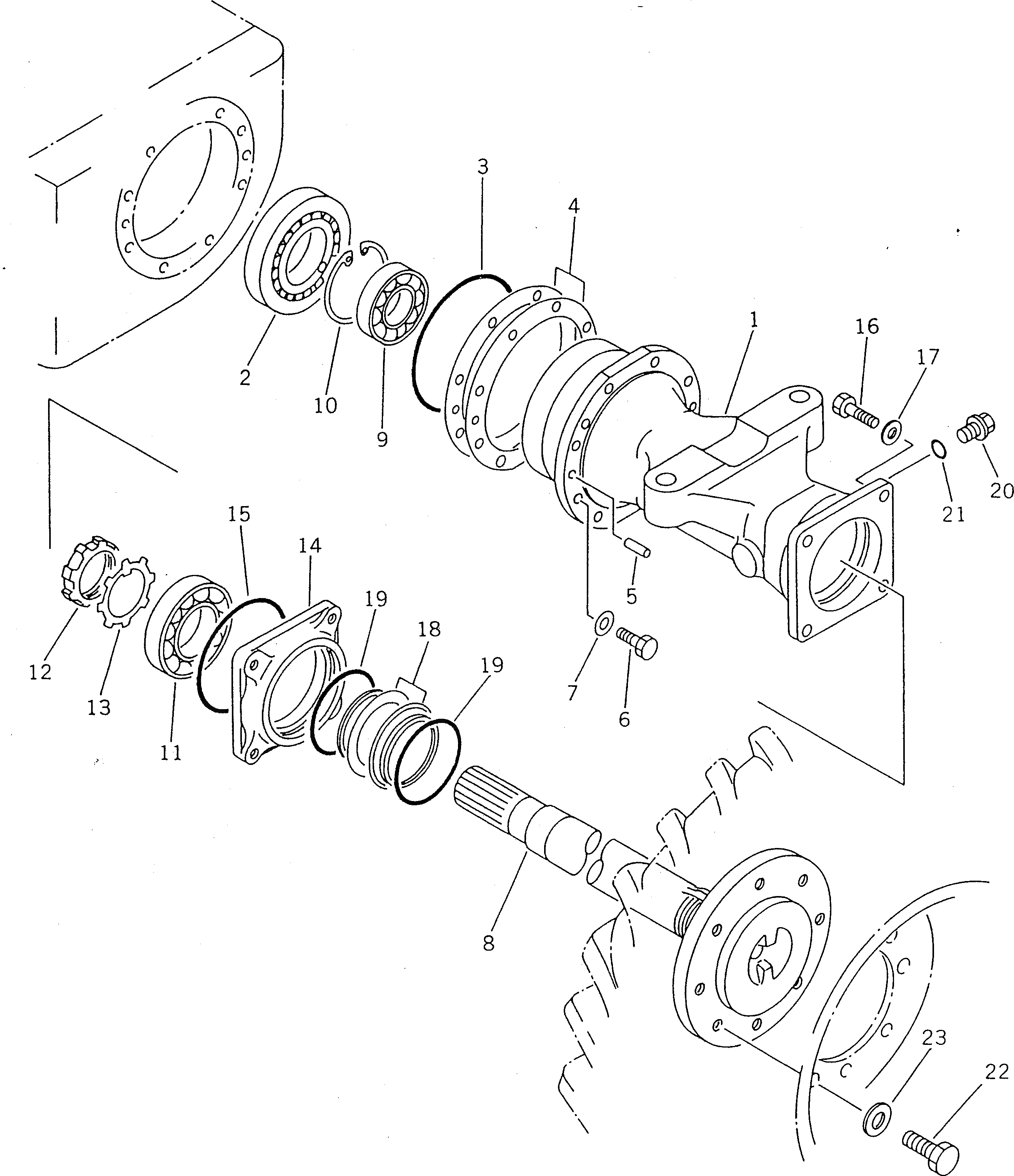 Крышка 362-22-12160 Komatsu