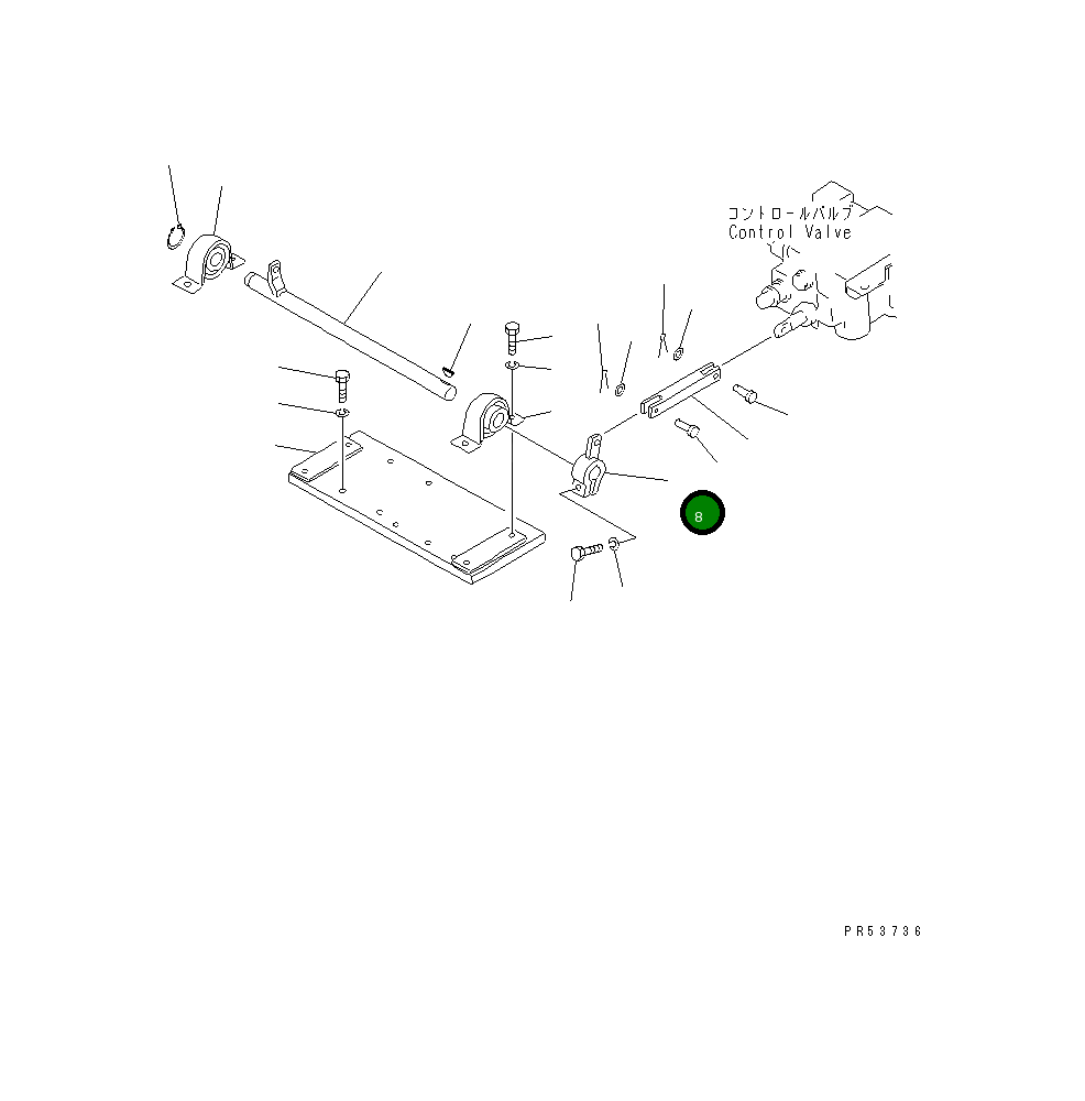 Рычаг 234-43-37550 Komatsu