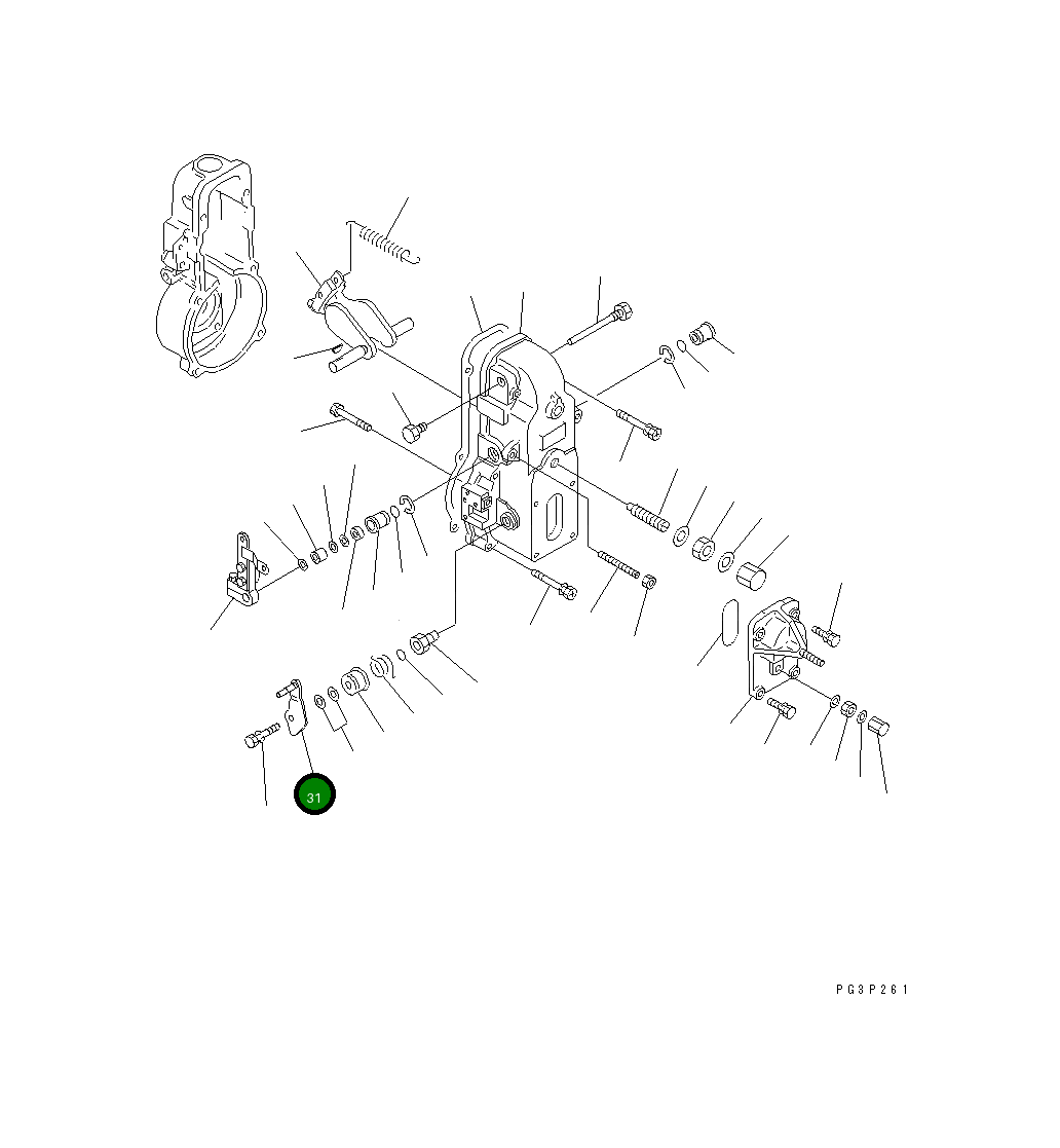 Рычаг DK154367-4020 Komatsu