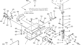 Блок переключения 235-45-13163 Komatsu