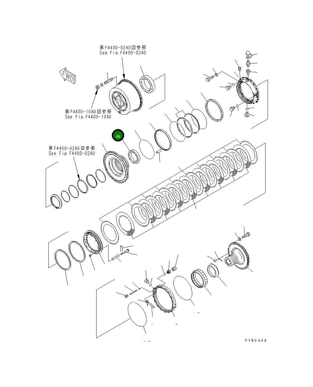 Подшипник 42C-22-12941  Komatsu