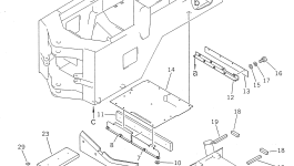 Крышка 417-Z90-1221 Komatsu